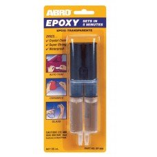 ΚΟΛΛΑ EPOXY ΣΥΡΙΓΓΑ ΔΙΑΦΑΝΗ ΠΛΑΣΤΙΚΑ ABRO