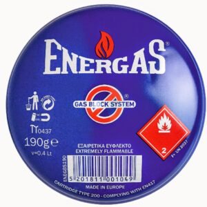 ΦΙΑΛΙΔΙΟ ENERGAS 190gr "GAS BLOCK"