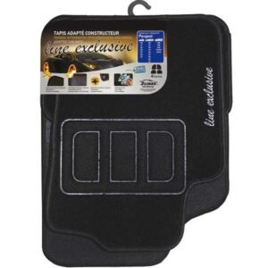 ΜΟΚΕΤΑ ΗΜΙΜΑΡΚΕ FOR PEUGEOT 4PCS BLACK